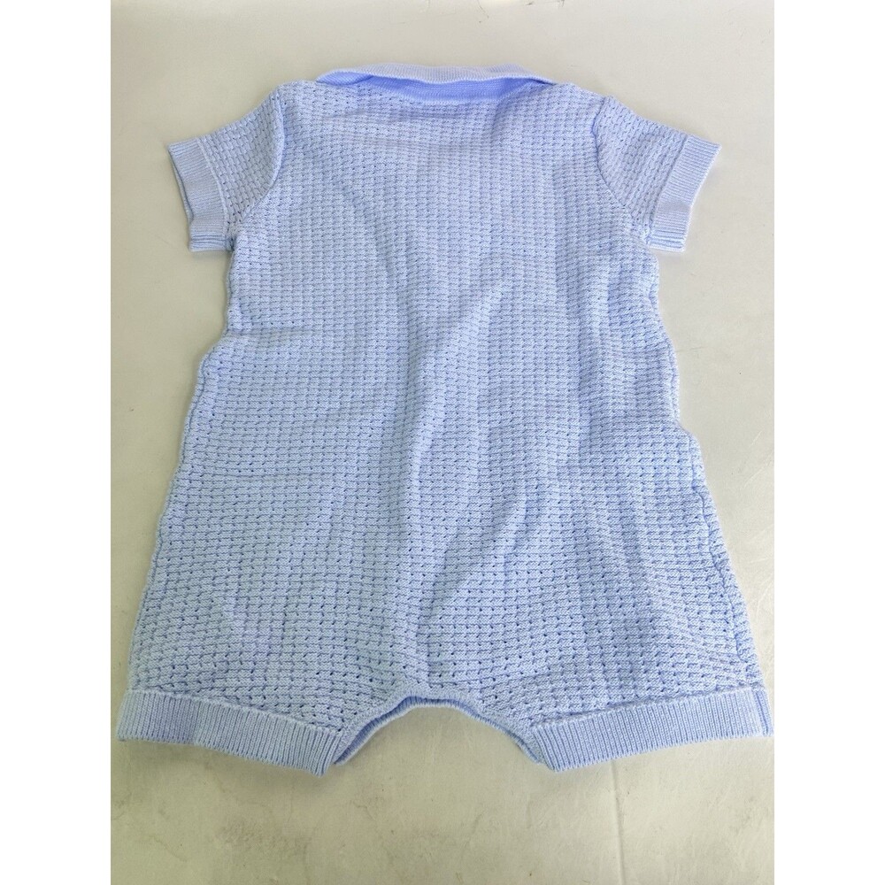 Disney Baby Lilo and Stitch One Piece Blue Knit Cotton Romper Size 3-6 Months - Picture 5 of 7